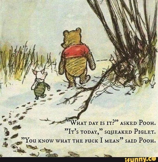 Pooh Bear is tired of your shit!